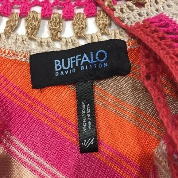 Pink Crochet Knit Tank Top sz S - Picture 5 of 8